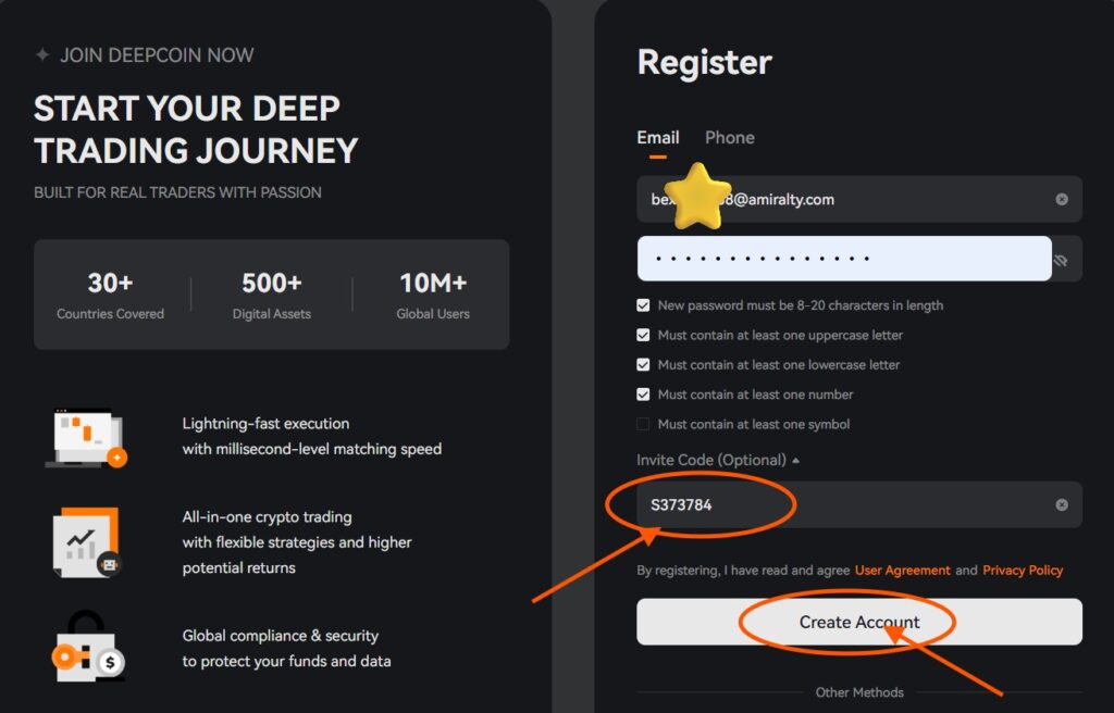 Deepcoin Referral Code “S373784” – Get 20% Off Trading Fees