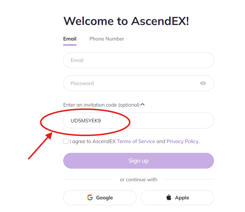 AscendEX Invitation Code “UD5MSYEK9” – Get 10% Off Trading Fees Today