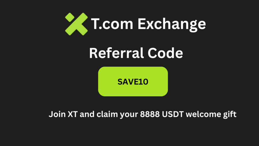 Código de indicação de câmbio da XT.com “SAVE10” - Ganhe 10% de desconto nas taxas de negociação + receba 8888 USDT de bônus de boas-vindas