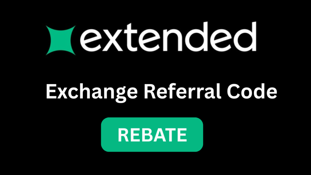 Extended Exchange Referral Code “REBATE” – Get 10% Off Trading Fees Today
