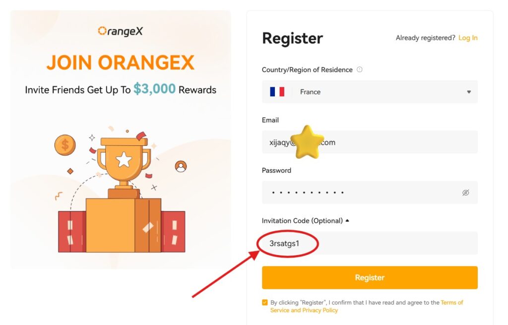 OrangeX Invitation Code “3rsatgs1” – Get 10% Off Trading Fees + $3000 Rewards